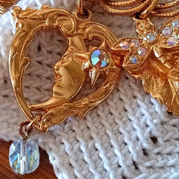 VALENTINE'S GIFT! 😍"KIRKS FOLLY" VTG "MIDSUMMER NIGHT" BRACELET! EXC. COND.! - Picture 7 of 16